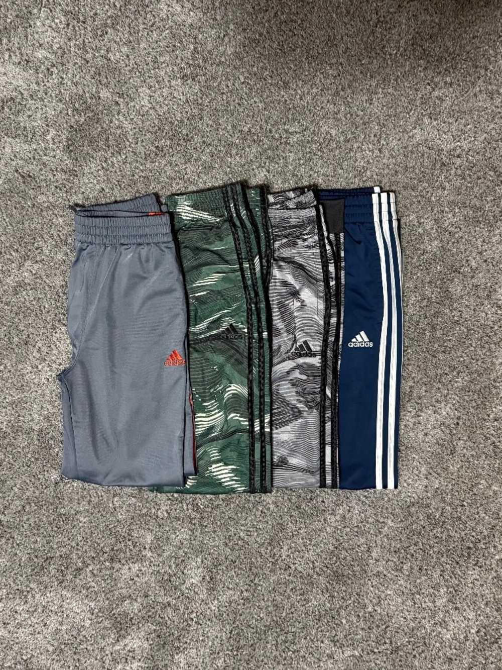 Lot of 4 Adidas Boys Track Pants